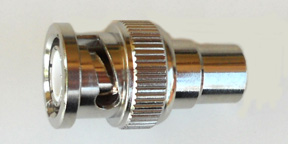 BNC male to RCA female adaptor
